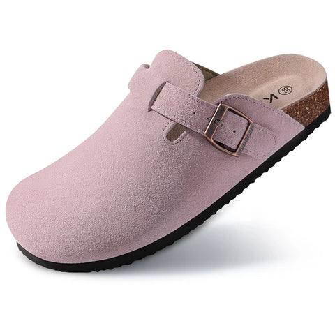Kitted Suede Beach Clogs