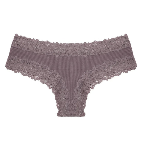 Orchard Seamless Cotton Lace Panty 6-Pack