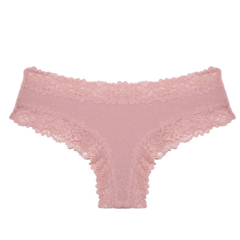 Orchard Seamless Cotton Lace Panty 6-Pack